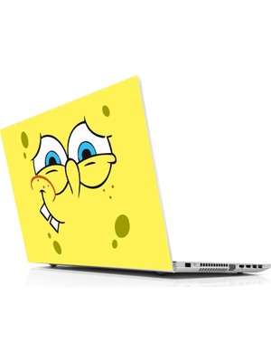 Sticker Master Sponge Bob Well Smile Laptop Sticker Oto Motor Pc Etiket