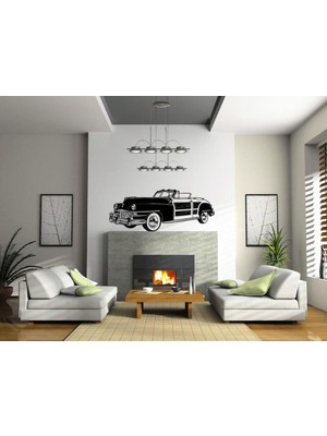Sticker Master Vintage Challenger Car Duvar Sticker Oto Motor Pc Etiket