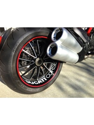 Sticker Master Ducati Jant İçi Sticker Oto Motor Pc Etiket