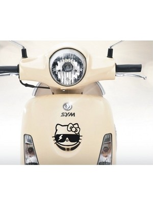 Sticker Master Sym Fiddle Hello Kity Sticker Oto Motor Pc Etiket