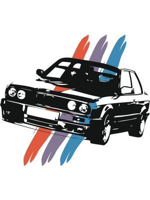 Sticker Master Bmw E-30 Sticker Oto Motor Pc Etiket