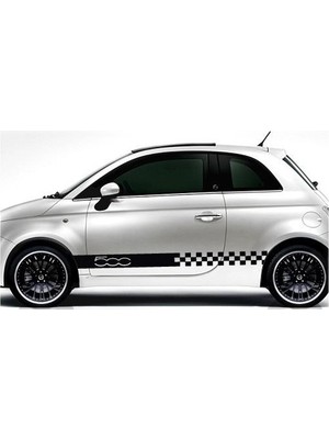 Sticker Master Fiat 500 Sticker Oto Motor Pc Etiket