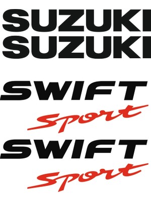 Sticker Master Suzuki Swift Sport Sticker Oto Motor Pc Etiket