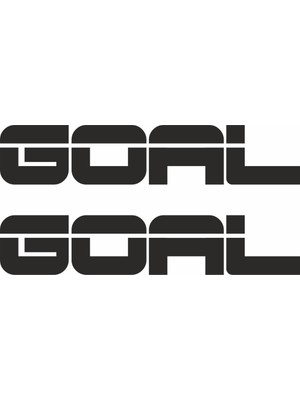 Sticker Master Volkswagen Golf Goal Sticker Oto Motor Pc Etiket