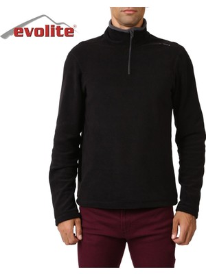 Evolite Fuga Bay Mikro Polar Sweater - Siyah