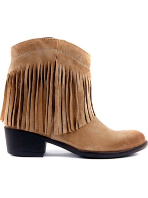 Sail Laker's Bej Kadın Süet Bot