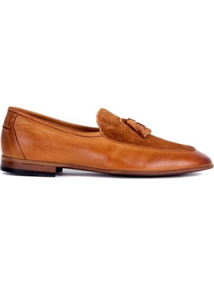 Sail Laker's Taba Erkek Günlük Deri Ayakkabı