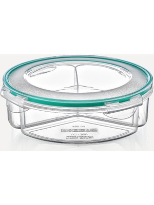 Primera Yuvarlak Saklama Kabı 3 Bölmeli Lc-500