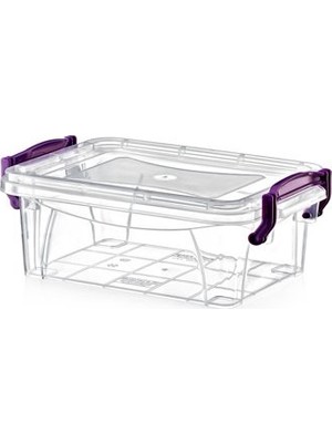 Primera Hıde Box Sığ Saklama Kabı 0.6 Lt. ( 3 Adet ) Sa-345