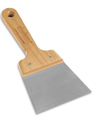 Dekor Sahra Ispatulası Ahşap Sap Yay Çeliği 8 Cm  333