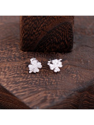 Sümer Telkari Yonca Gümüş Küpe 2310