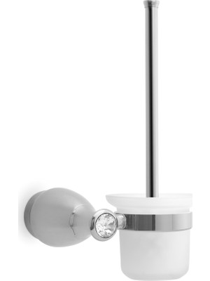 Orka Pr50110C Pergamon Tuvalet Fırçalığı-Krom