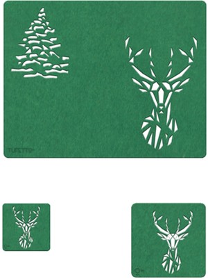 Eat & Drink with Deer Amerikan Servis Seti – 9 Parça