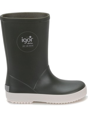 Igor W10107 Splash Nautico-042 Haki Unisex Çocuk Yağmur Çizmesi