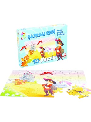 Laço Kids Şapkalı Kedi Puzzle