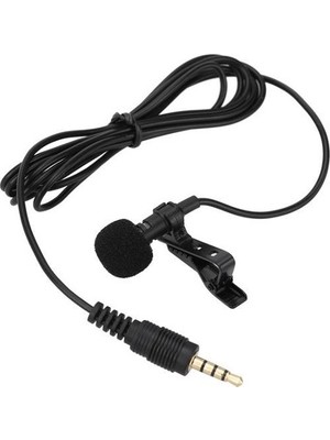 Blueway Yaka Mikrofonu HD Ses Aux Girişli Cep Telefonu Uyumlu 3.5mm Jak