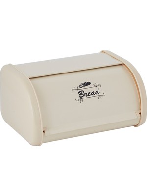 Sürgülü Ekmek Kutusu Krem (Galvaniz)