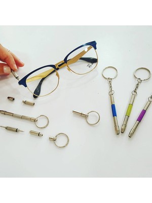 Ege Optik Gözlük Tornavida Seti Çelik Malzemeden Yapılmış Pratik Kullanım İçin