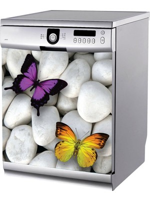 Tilki Dünyası Şirin Kelebekler Bulaşık Makinası Stickerı BS-155