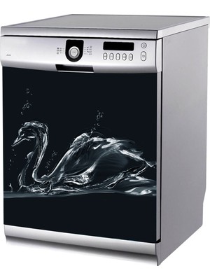 Tilki Dünyası Su Sanatı Bulaşık Makinası Stickerı