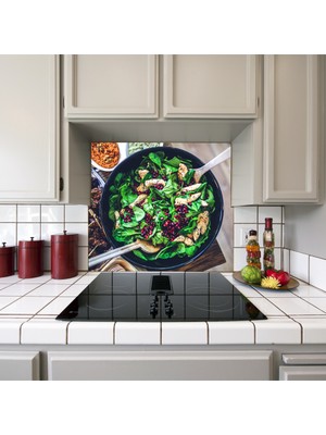 Tilki Dünyası Mutfak Ocağı Arkası Salata Sticker