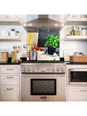 Tilki Dünyası Mutfak Ocağı Arkası Spagetti Sticker