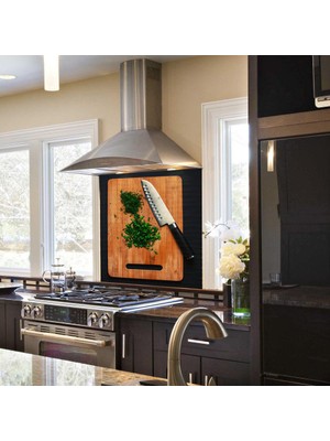 Tilki Dünyası Mutfak Ocağı Arkası Maydonoz Sticker