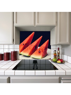 Tilki Dünyası Mutfak Ocağı Arkası Karpuz Sticker