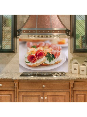 Tilki Dünyası Mutfak Ocağı Arkası Lezzetli Dakikalar Sticker