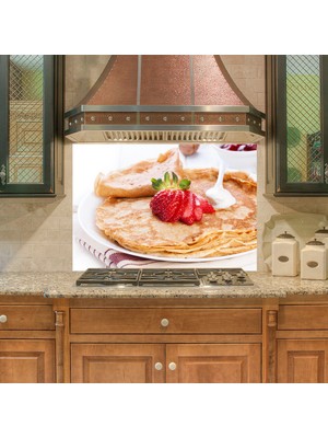 Tilki Dünyası Mutfak Ocağı Arkası Nefis Krep Sticker