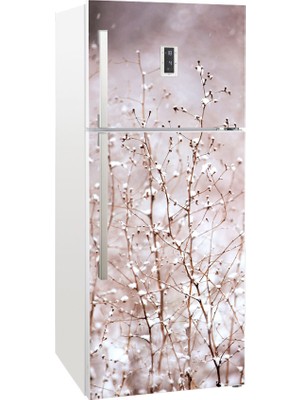 Tilki Dünyası Buzdolabı Kapağı Kaplama Sticker 0023