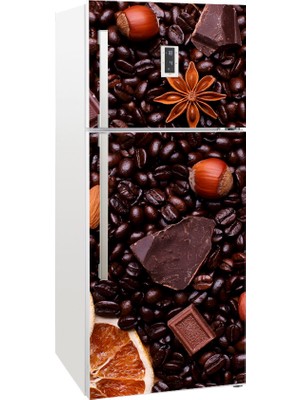 Tilki Dünyası Buzdolabı Kapağı Kaplama Sticker 0035