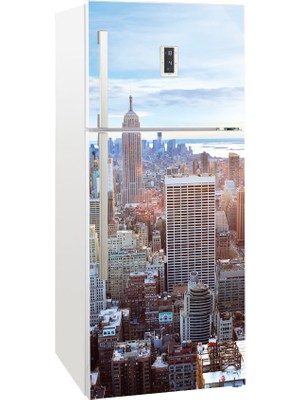 Tilki Dünyası Buzdolabı Kapağı Kaplama Sticker 0077