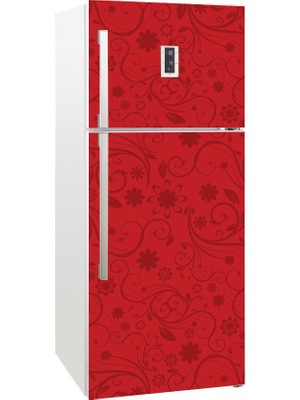 Tilki Dünyası Buzdolabı Kapağı Kaplama Sticker 0083