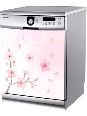 Tilki Dünyası Bulaşık Makinesi Kapak Sticker 0004