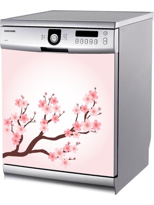Tilki Dünyası Bulaşık Makinesi Kapak Sticker 0008
