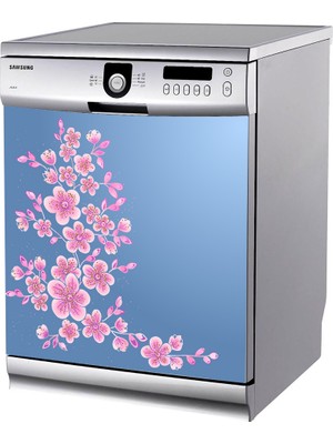 Tilki Dünyası Bulaşık Makinesi Kapak Sticker 0009
