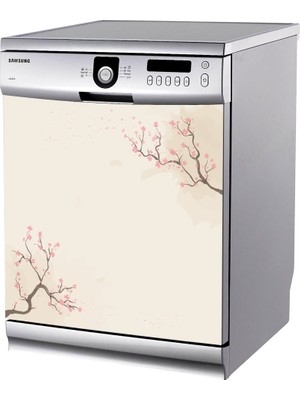 Tilki Dünyası Bulaşık Makinesi Kapak Sticker 0015