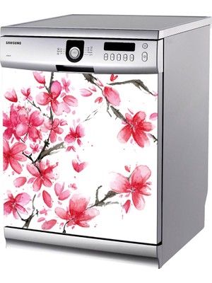 Tilki Dünyası Bulaşık Makinesi Kapak Sticker 0016
