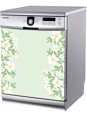 Tilki Dünyası Bulaşık Makinesi Kapak Sticker 0018