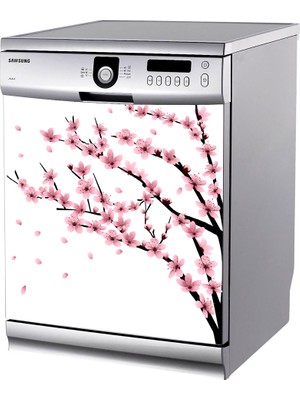 Tilki Dünyası Bulaşık Makinesi Kapak Sticker 0024