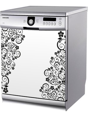 Tilki Dünyası Bulaşık Makinesi Kapak Sticker 0025