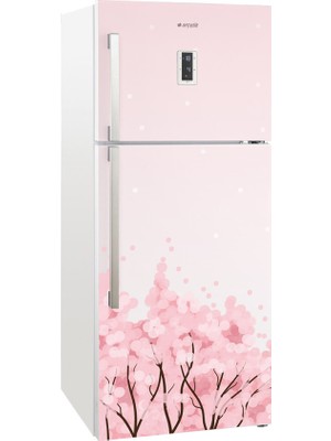 Tilki Dünyası Buzdolabı Kapağı Kaplama Sticker 0087