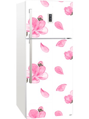 Tilki Dünyası Buzdolabı Kapağı Kaplama Sticker 0104