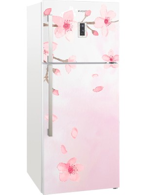 Tilki Dünyası Buzdolabı Kapağı Kaplama Sticker 0106