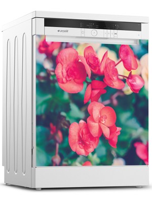 Tilki Dünyası Bulaşık Makinesi Kapak Sticker 0030