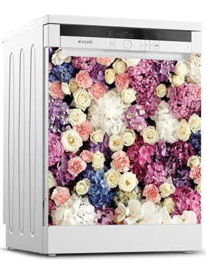 Tilki Dünyası Bulaşık Makinesi Kapak Sticker 0039