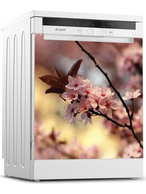 Tilki Dünyası Bulaşık Makinesi Kapak Sticker 0041