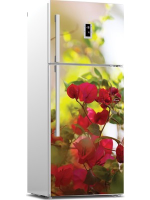 Tilki Dünyası Buzdolabı Kapağı Kaplama Sticker 0120