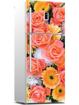 Tilki Dünyası Buzdolabı Kapağı Kaplama Sticker 0127